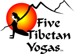 five tibetan yoga logo colour